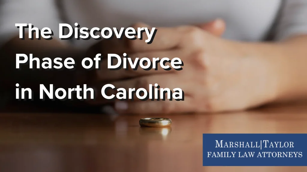 The Discovery Phase of Divorce in North Carolina Image
